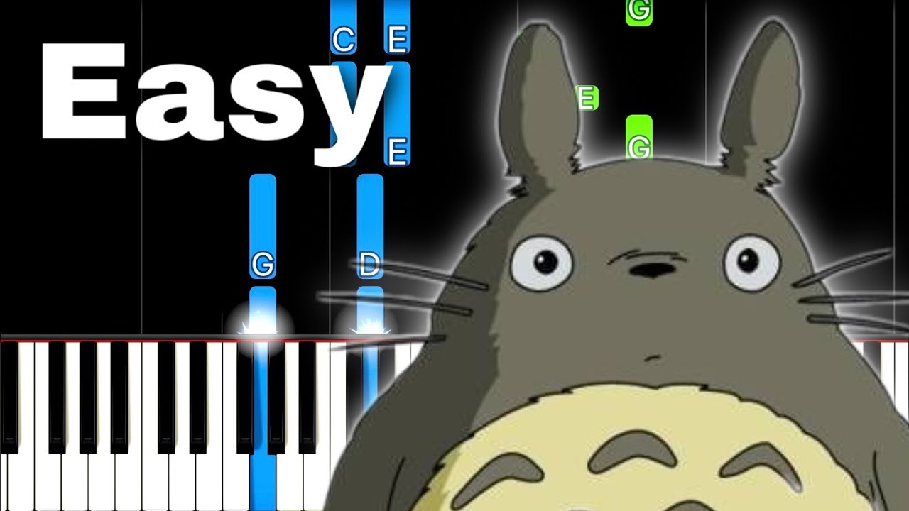 My Neighbor Totoro | EASY Piano Tutorial