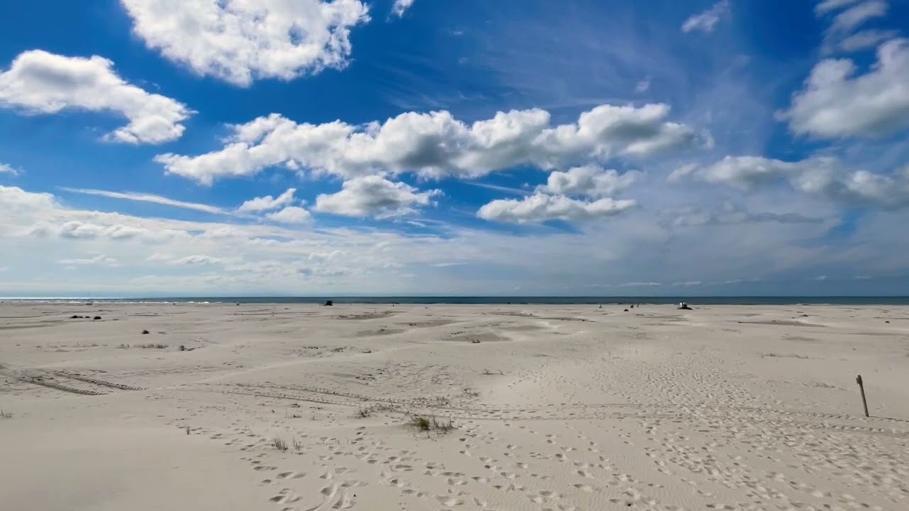 German North Sea Island &bdquo;Amrum&ldquo; &ndash; relaxing panoramic view 4K