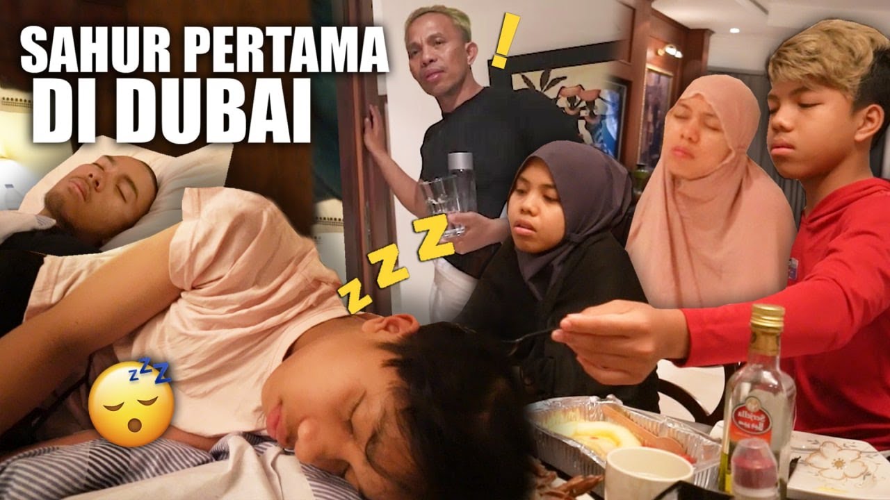 SEMUA TEPAR, SAHUR PERTAMA GEN HALILINTAR DI DUBAI!