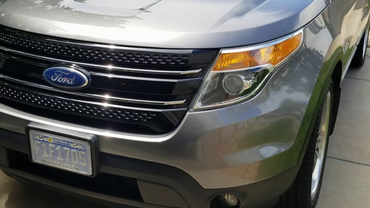 Grill Overlay 2012 Ford Explorer