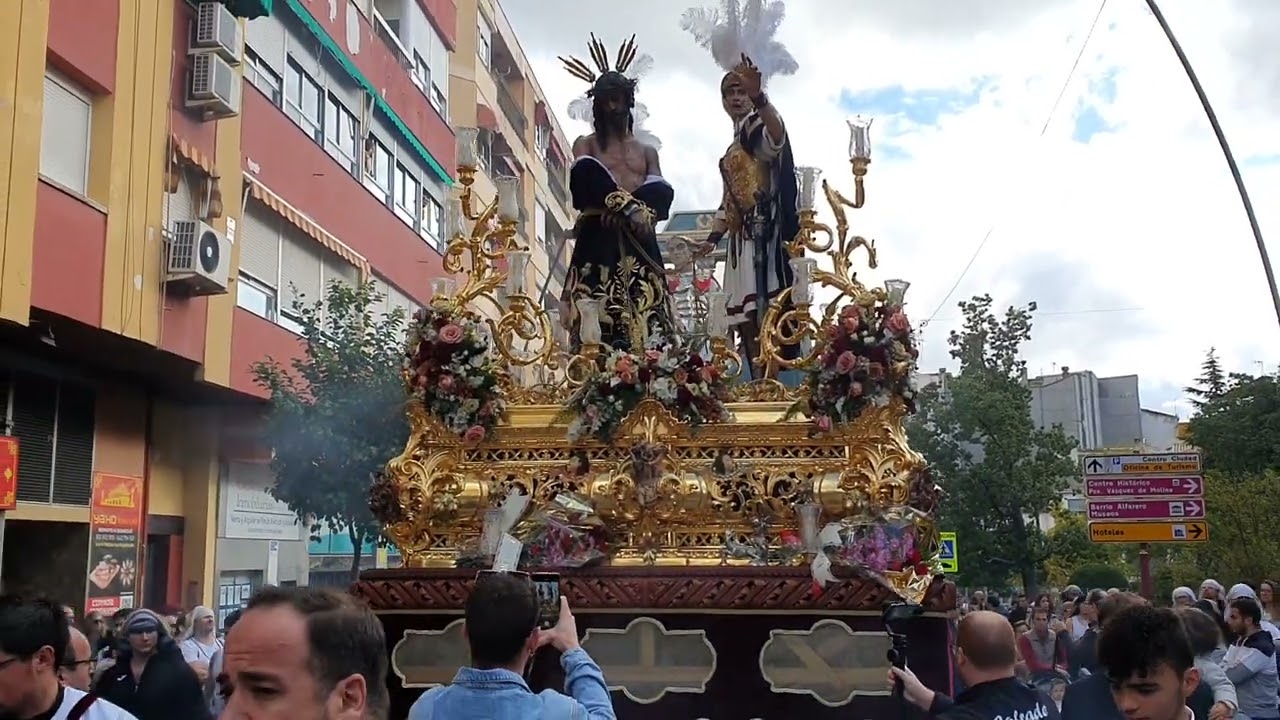 Extraordinaria del Cristo de la Sentencia por la calle torrenueva de Ubeda,Jaen 2024 Parte 1