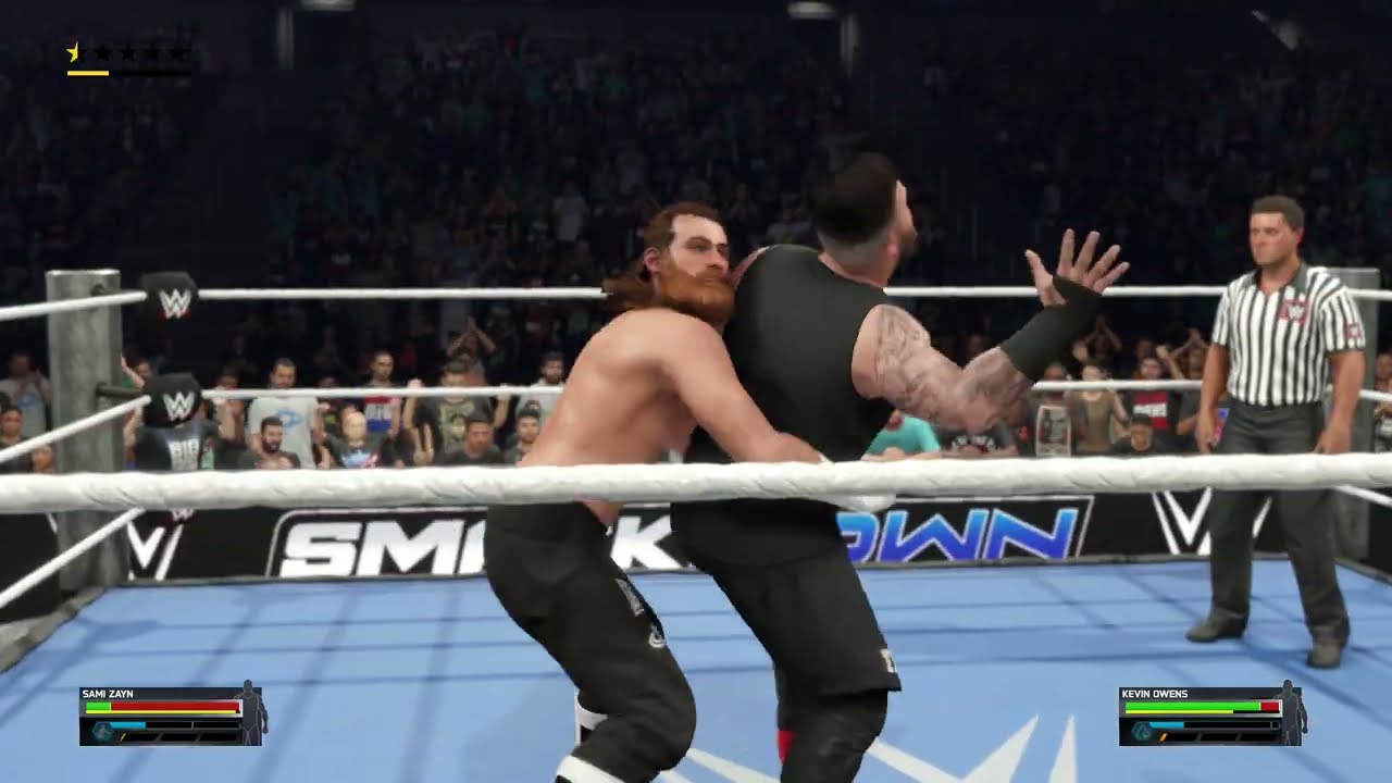 WWE 2K25 sami zayn vs kevin  owens