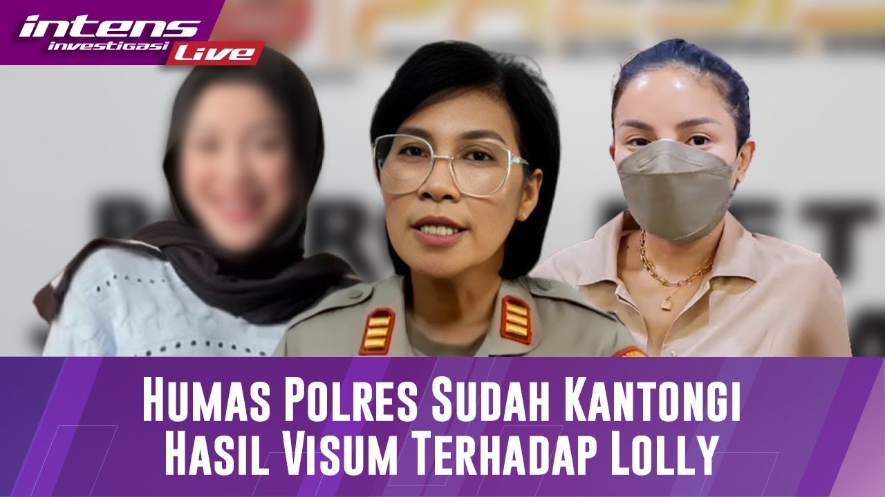 Live! Humas Polres Jaksel Ungkap Hasil Visum Terhadap Lolly