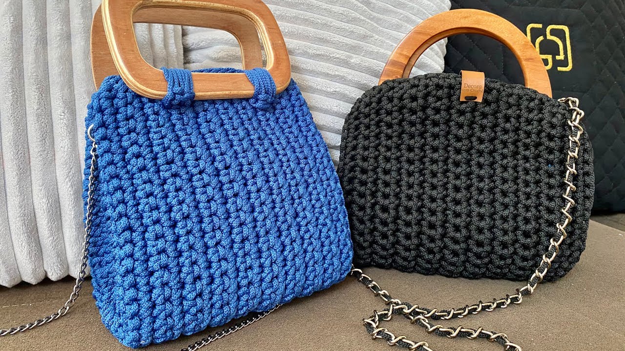 Bolsa de crochê - passo a passo