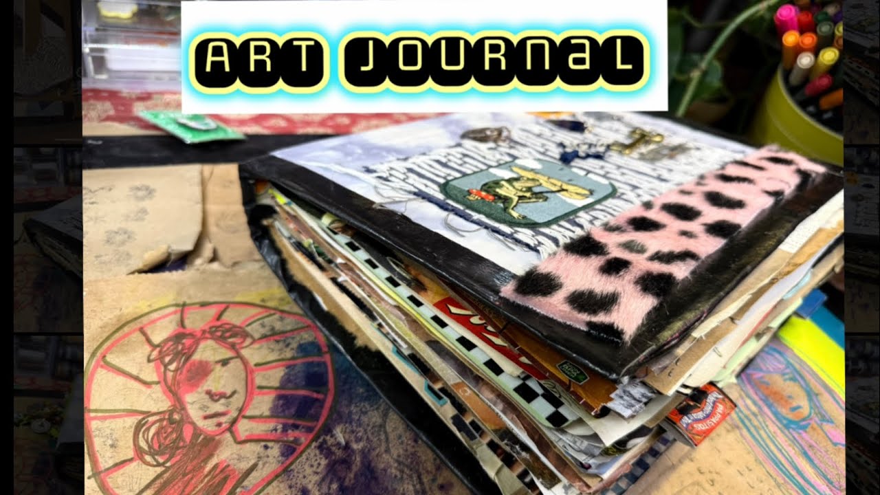 Art Journal и Happy Mail #gluebook #junkjournal #artjournal #happymail #relaxing #creative