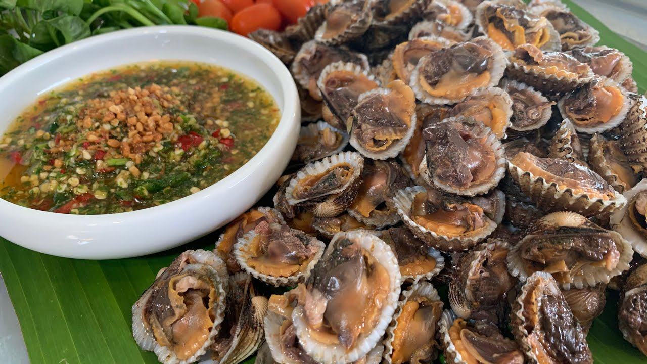 Sedapnyaaa Kerang Rebus Cicah Thai Sos!! Aroiiii Mak Mak!!