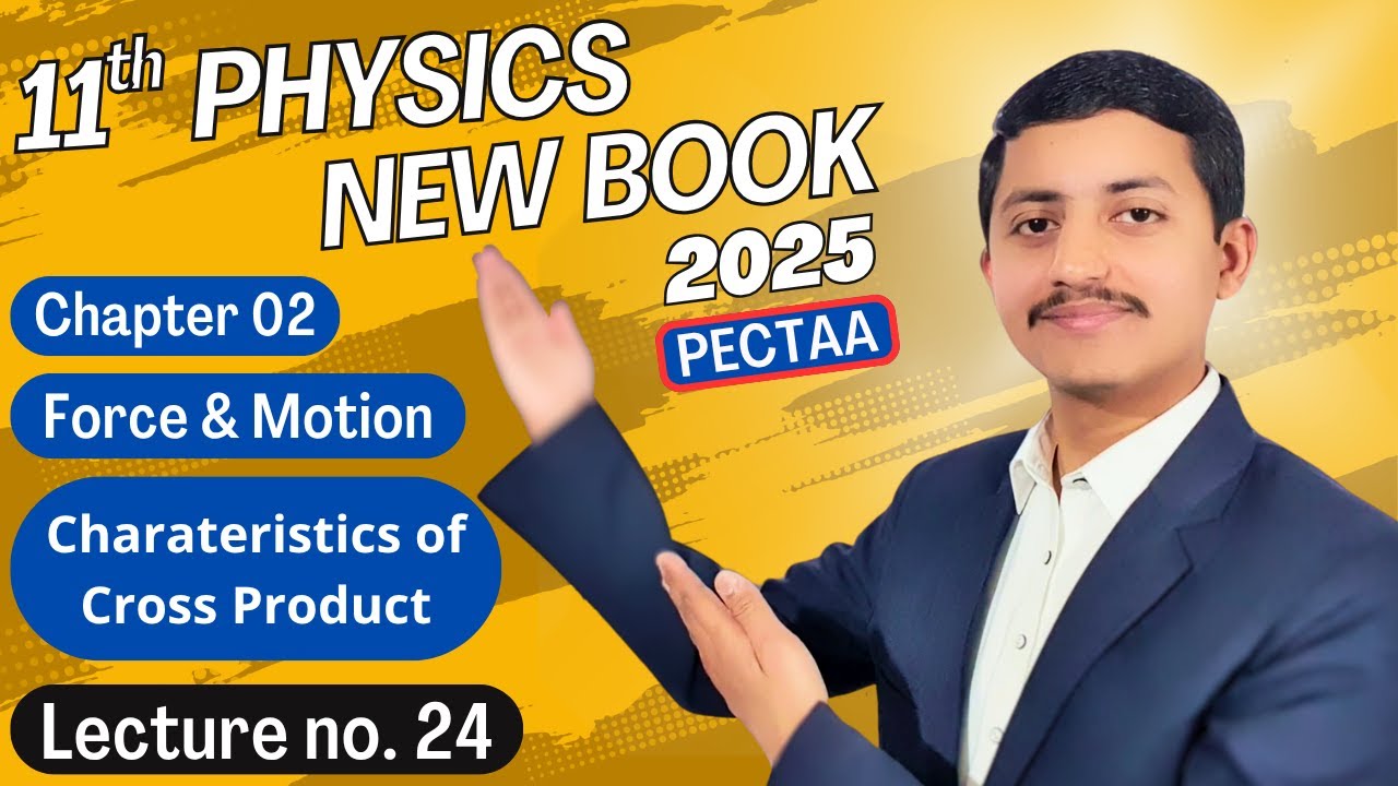 Characteristics of Cross Product | Physics class 11 chapter 2 new book