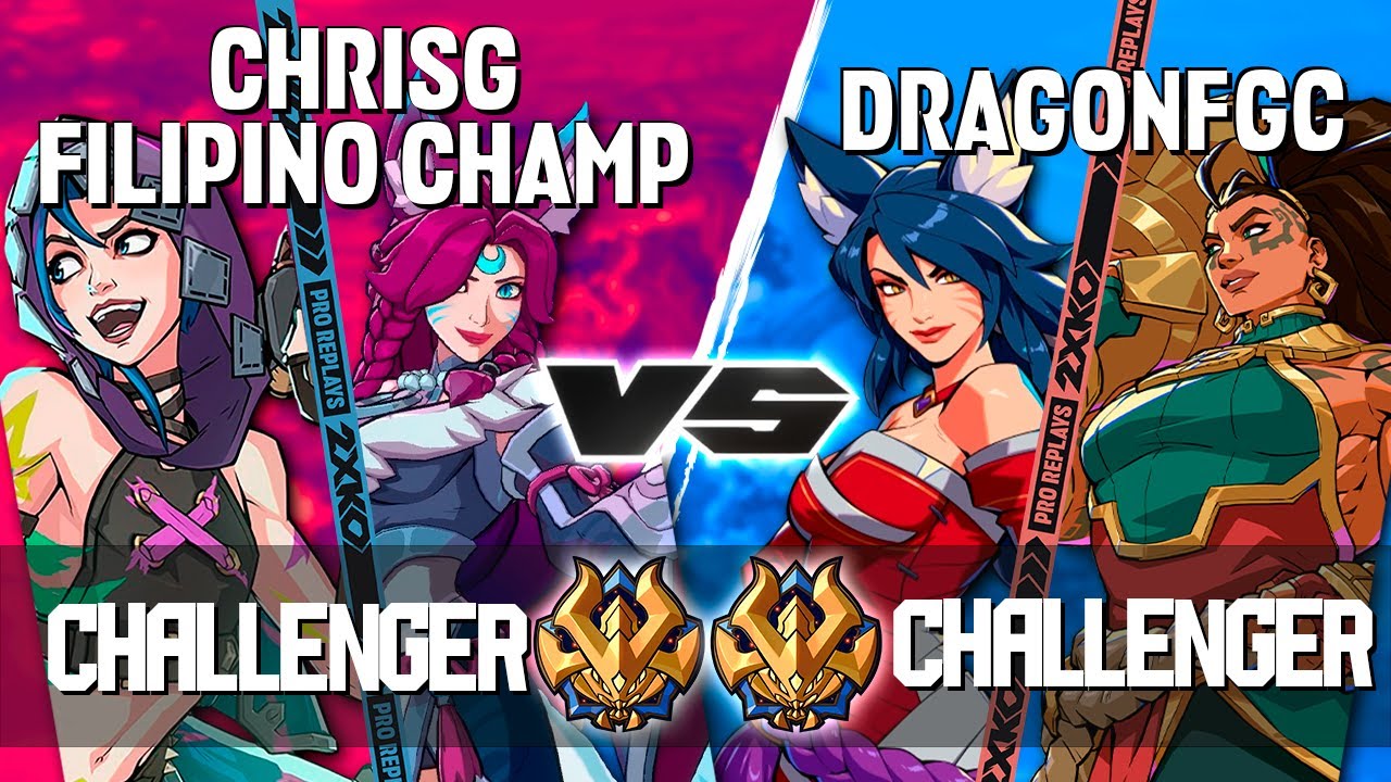 2XKO ▰ CHRISG - FILIPINO CHAMP (Ahri-Jinx) vs DRAGONFGC (Ahri-Illaoi) ▰ 2XKO Pro level replays