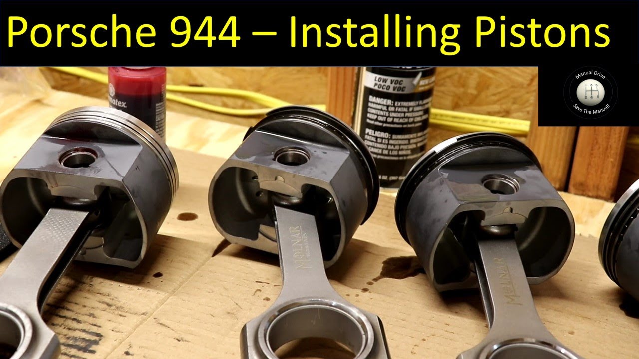 Porsche 944: Project 944 - Assembling/Installing Pistons and oil pan
