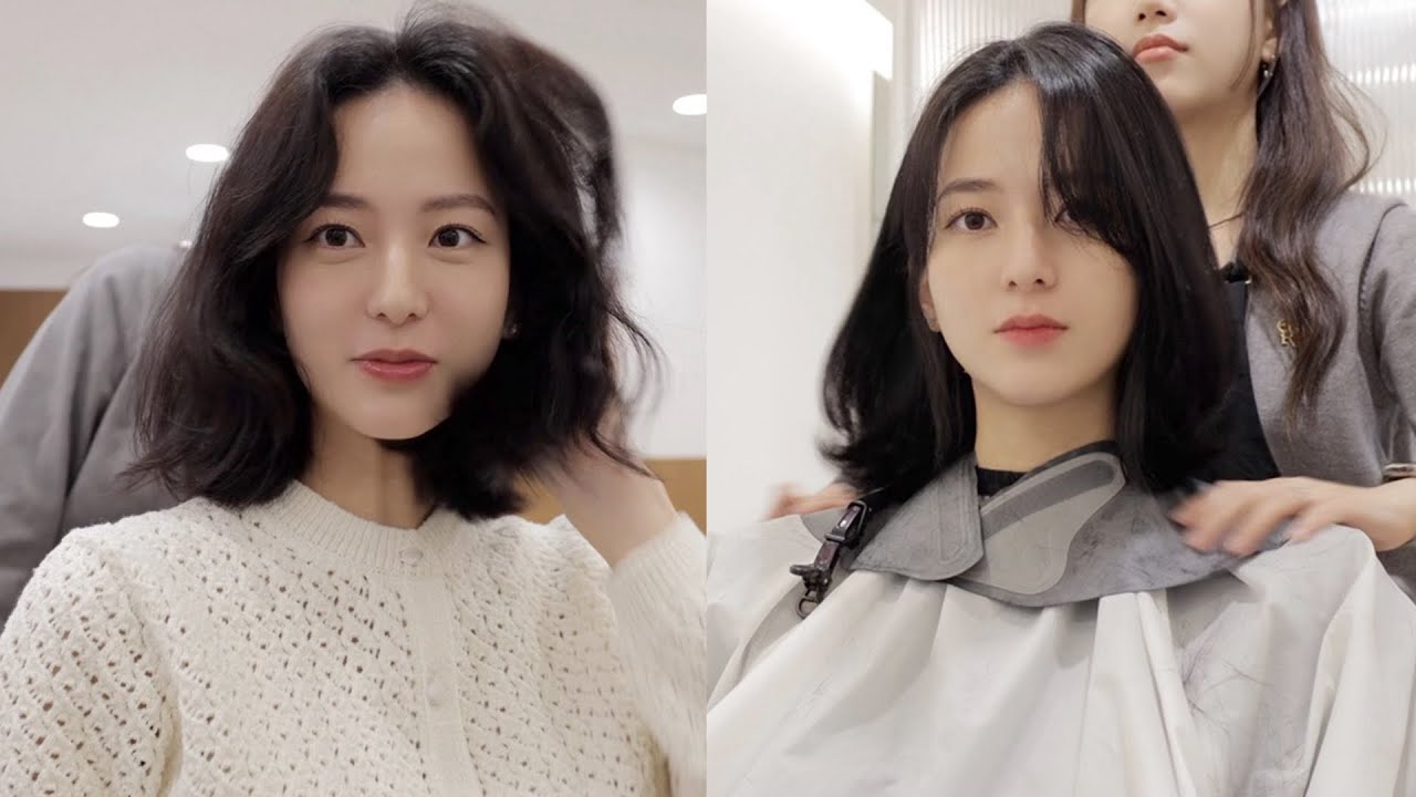 sub)☂️반곱슬 임산부의 장마대비 미용실 브이로그. 5시간반동안 멈추지않는 임신/육아토크🤰🏻