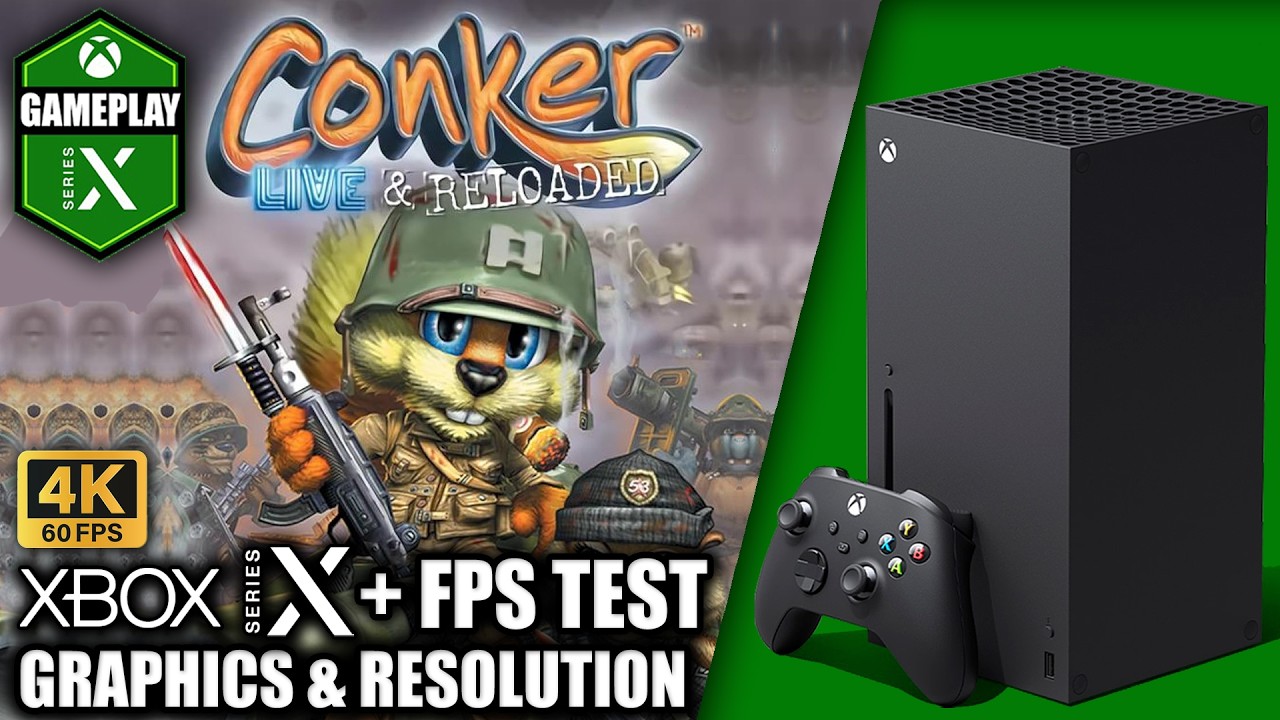 Conker Live and Reloaded - Xbox Series X Gameplay + FPS Test