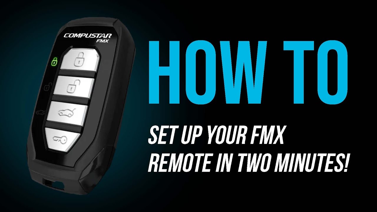 Удаленное программирование Compustar FMX (традиционный ключ)