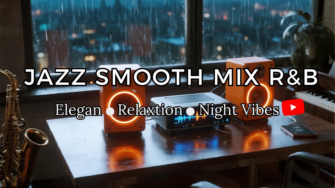 Smooth Jazz & Soulful R&B Vibes 4K 🎷 Relaxing Instrumental for Stress Relief