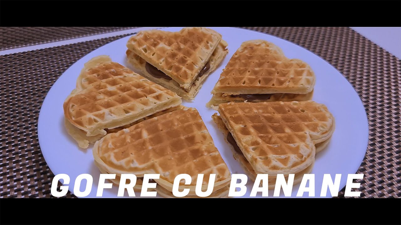 REŢETĂ DE GOFRE CU BANANE 🧇🍌