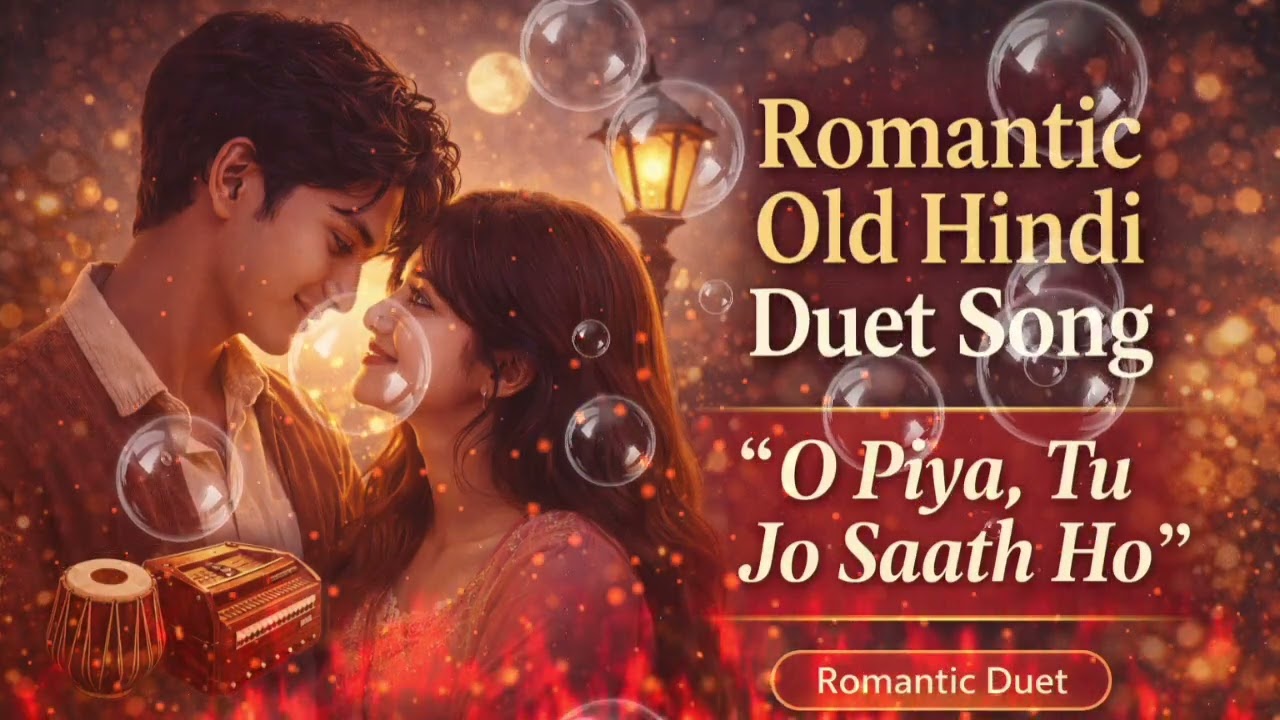 O Piya, Tu Jo Saath Ho ❤️ | Romantic Old Hindi Duet Song | Retro Love Song | New Classic Style