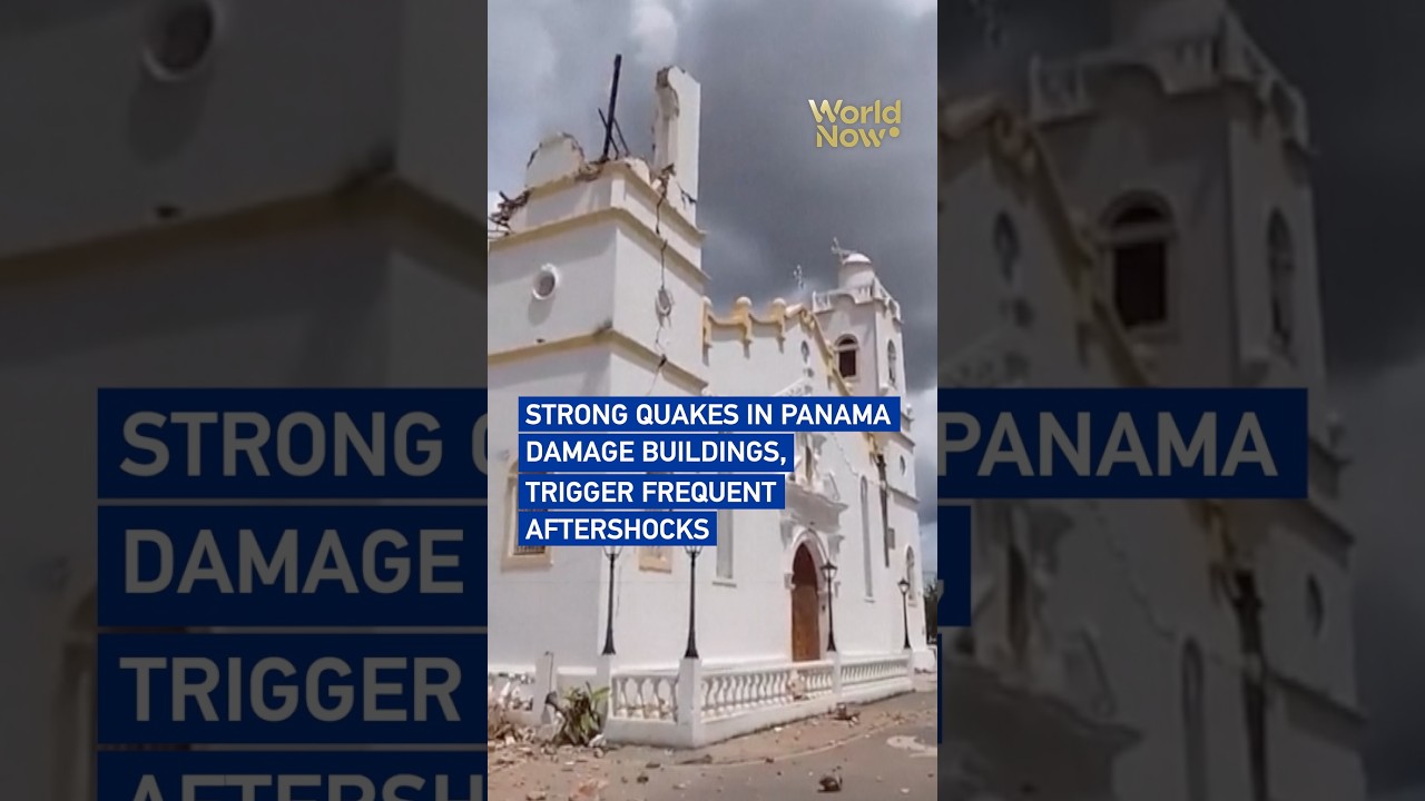 Strong quakes in Panama damage buildings, trigger frequent aftershocks #WorldNow