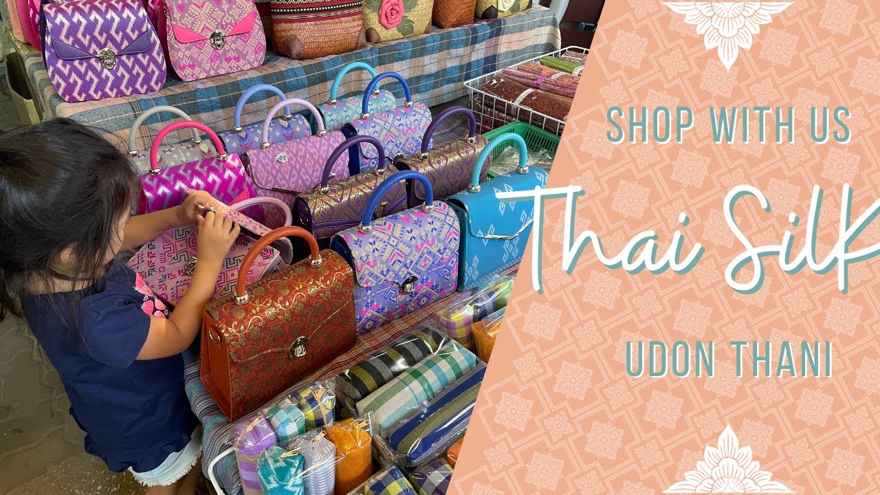Ban Na Kha THAI SILK MARKET in Udon Thani, Thailand 🇹🇭 A shopping paradise!