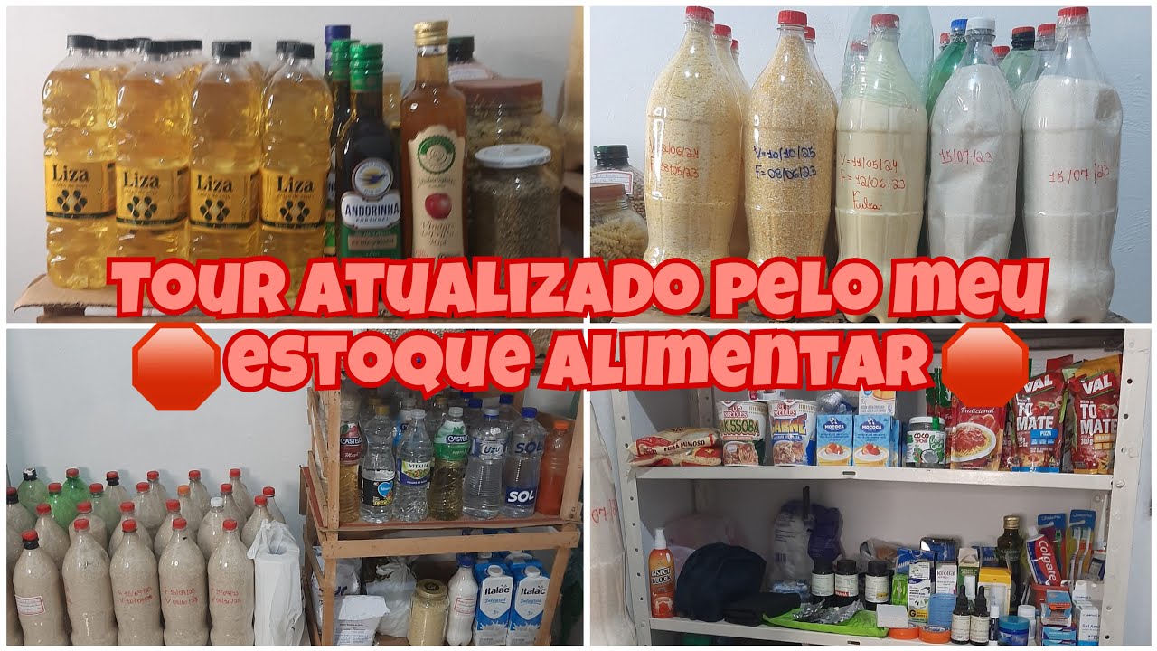 Tour Atualizado Pelo Estoque De Alimentos. 🛒🛒