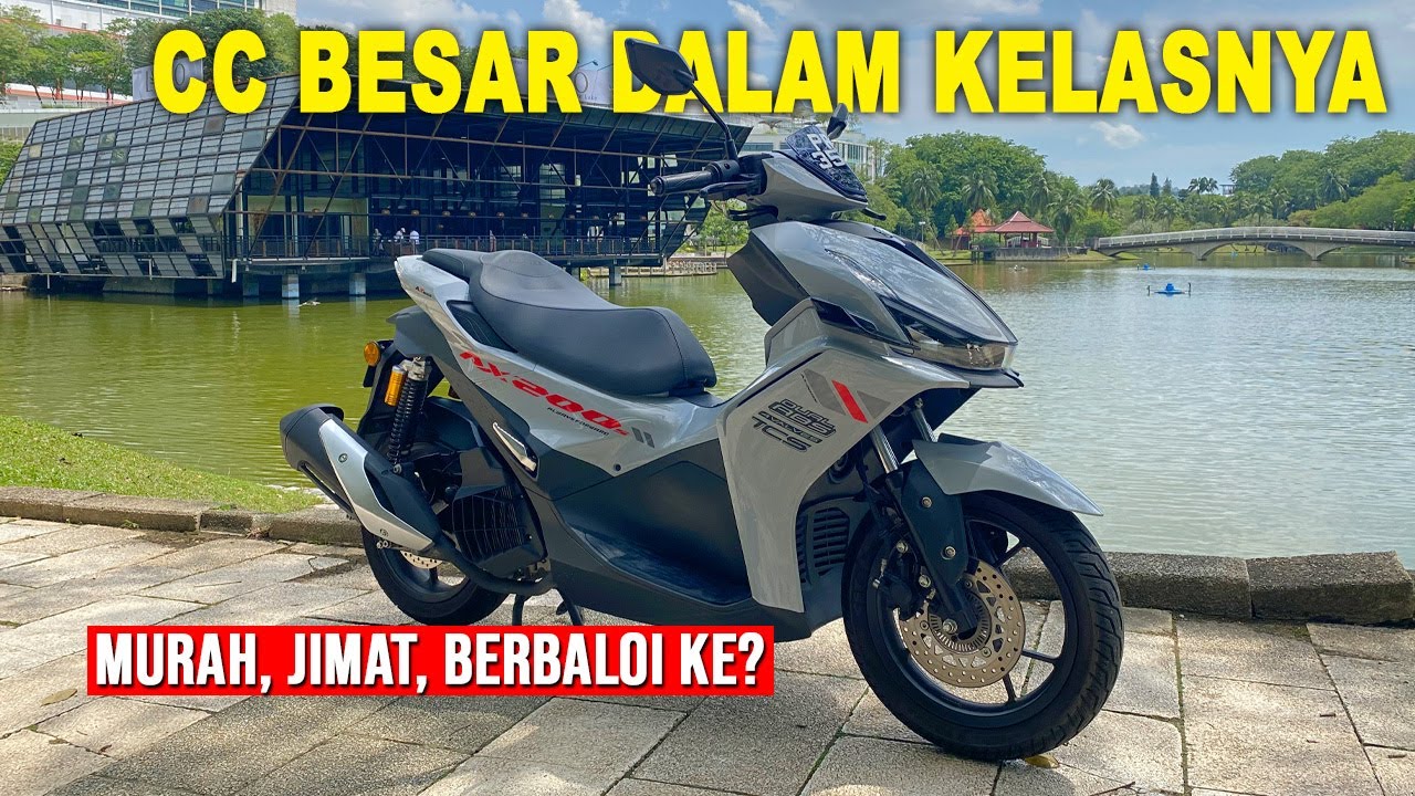 Skuter AX200S Dari QJMOTOR