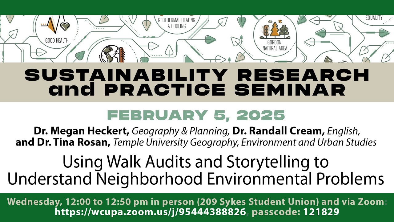 SRPS Spring '25: Using Walk Audits to Understand Neighborhood Environmental Problems