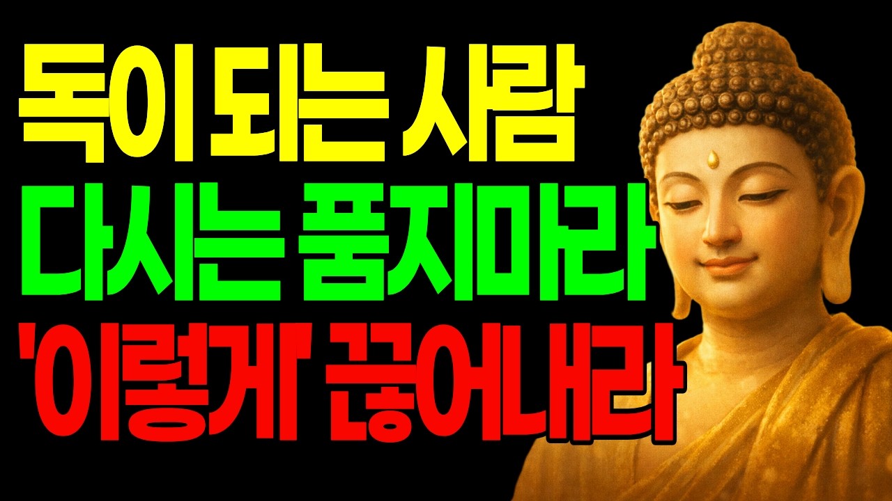 상처주는 관계 당장 끊어내세요 | 불교명언 | 부처님말씀 |