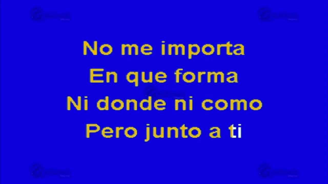Toda una vida - Los tecolines Karaoke. ( Osvaldo Farres )