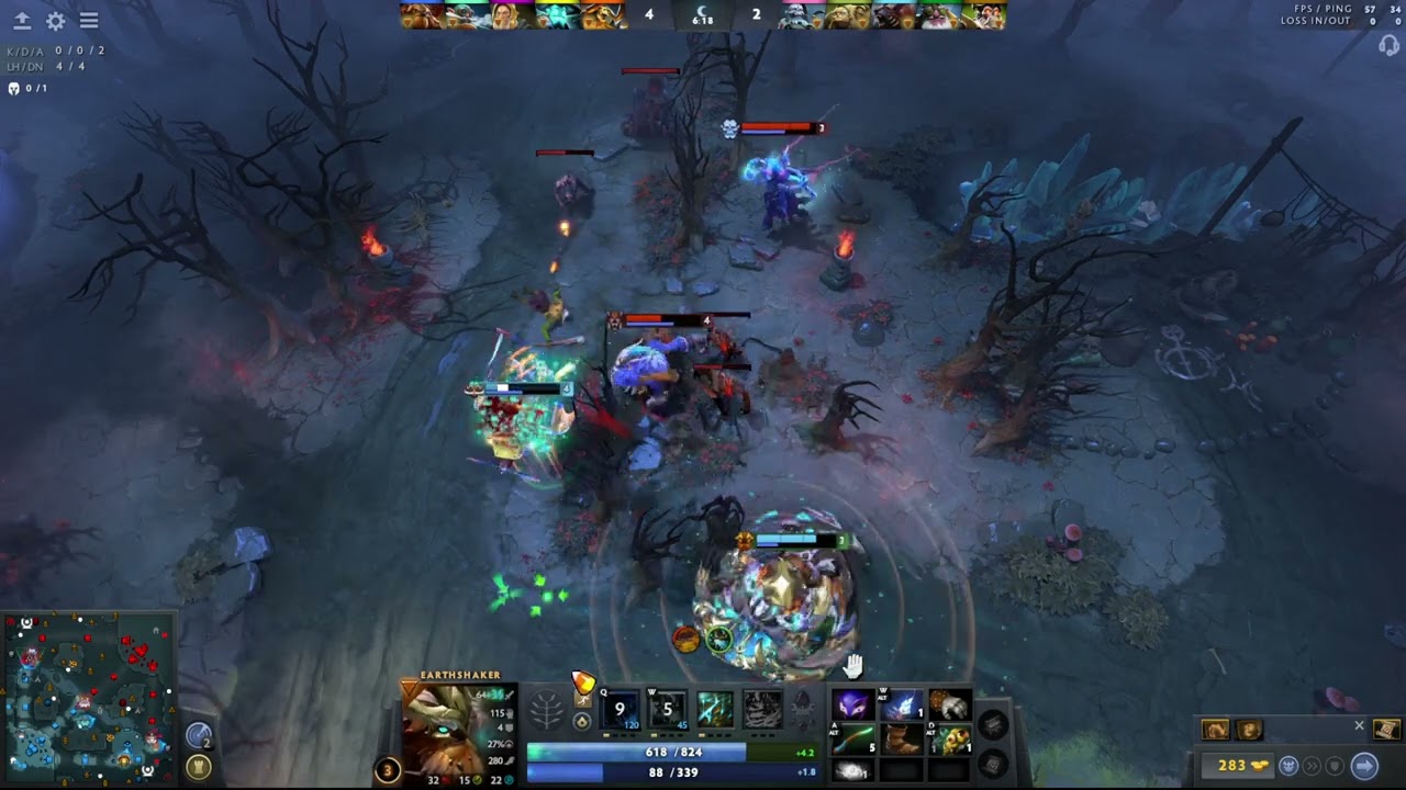 Dota 2 1 Hour Gameplay Low Lobby SEA Pub - No Commentary