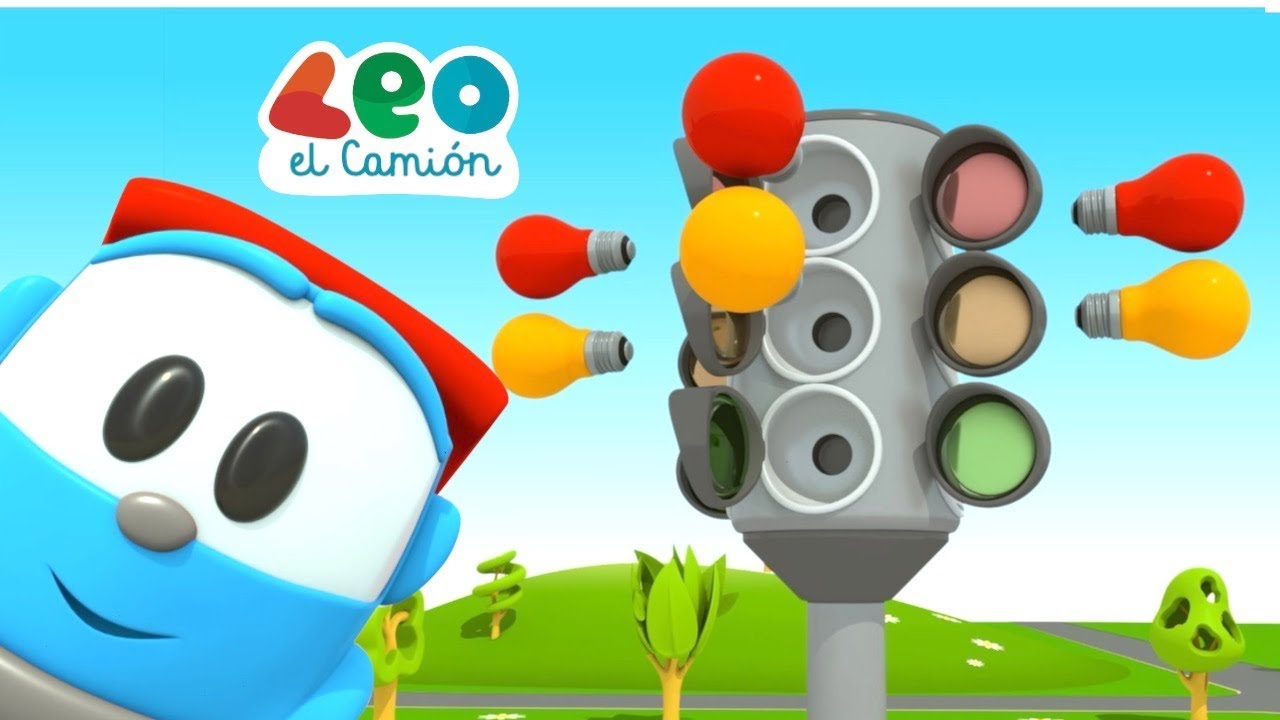 Leo el Camión - Leo y el Semáforo - Colores en español