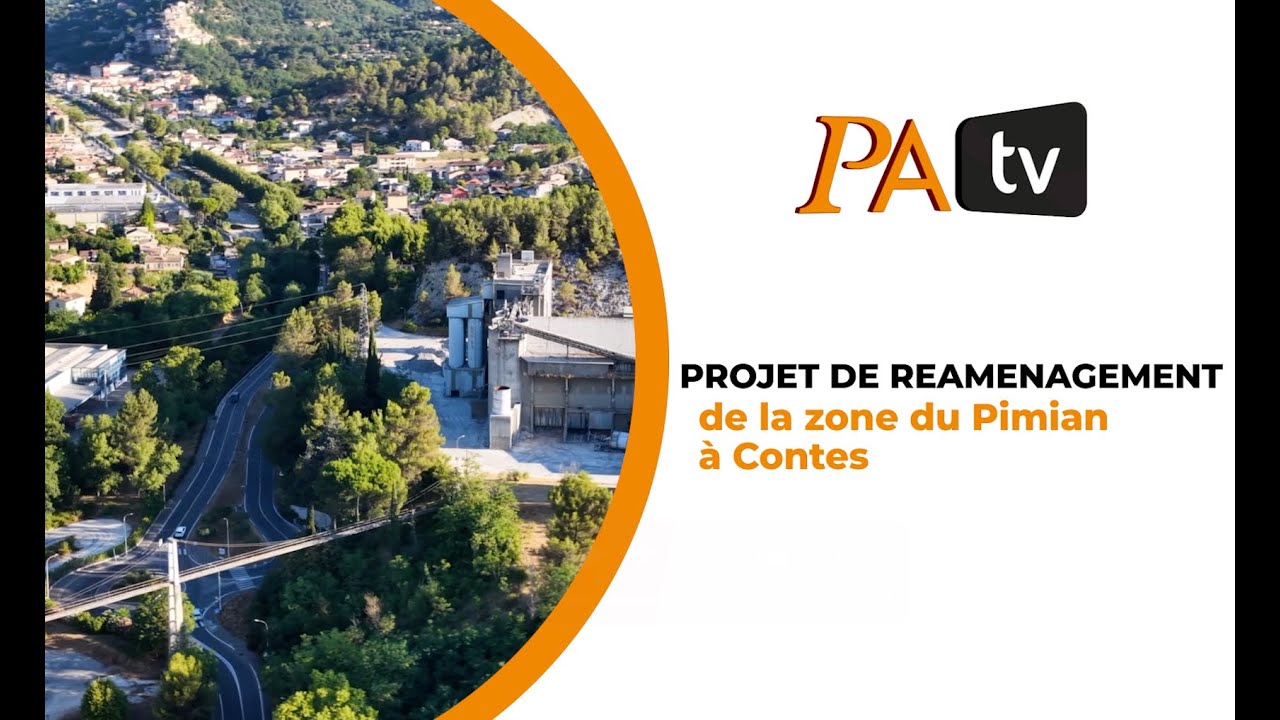 Dévoilement du projet de réaménagement de la zone du Pimian à Contes