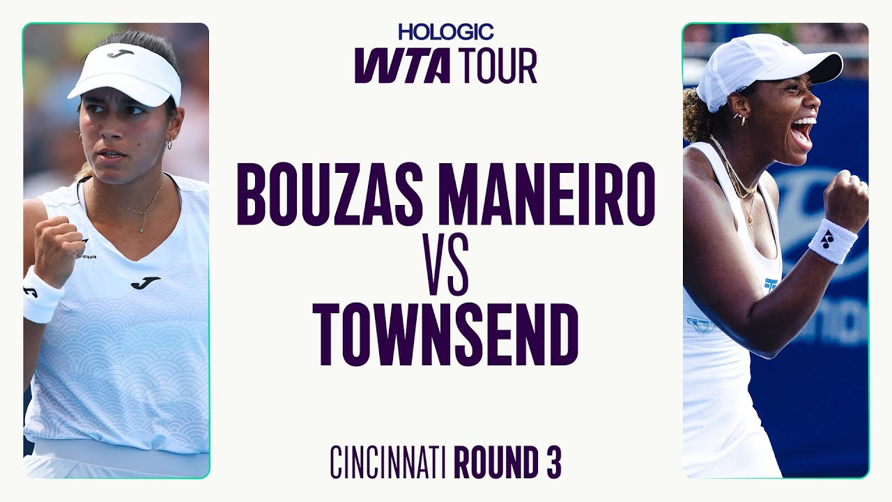 Jessica Bouzas Maneiro vs. Taylor Townsend | 2025 Cincinnati Round 3 | WTA Match Highlights