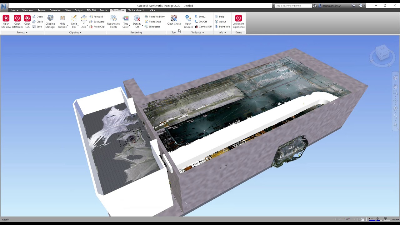 Tutorial: CloudWorx (Ver2020) for Navisworks Manage