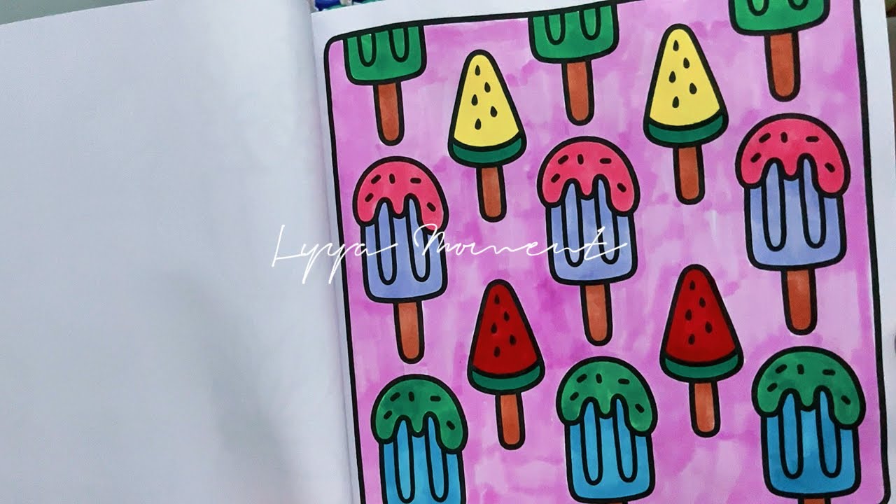 Coloring by Mood | Popsicles in My Own Way