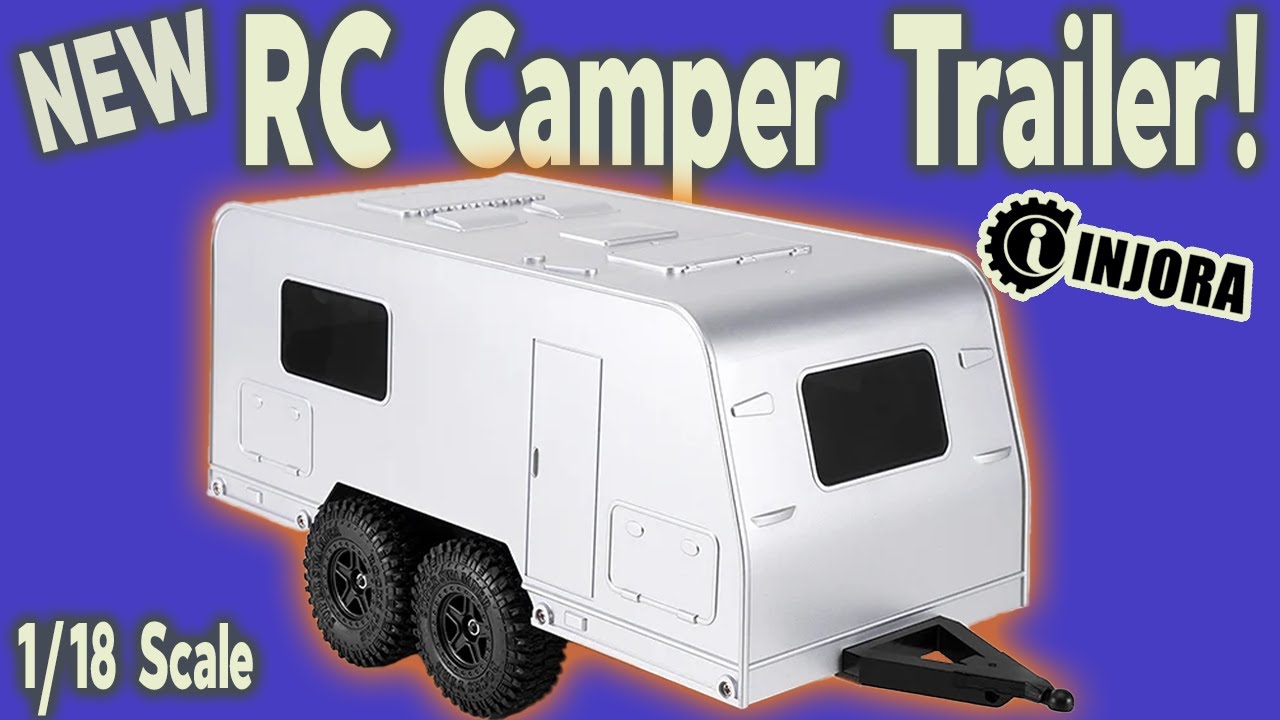 Tiny Trailer, Big Adventure: Injora Camper Trailer- Full TRX4M Trail Test!