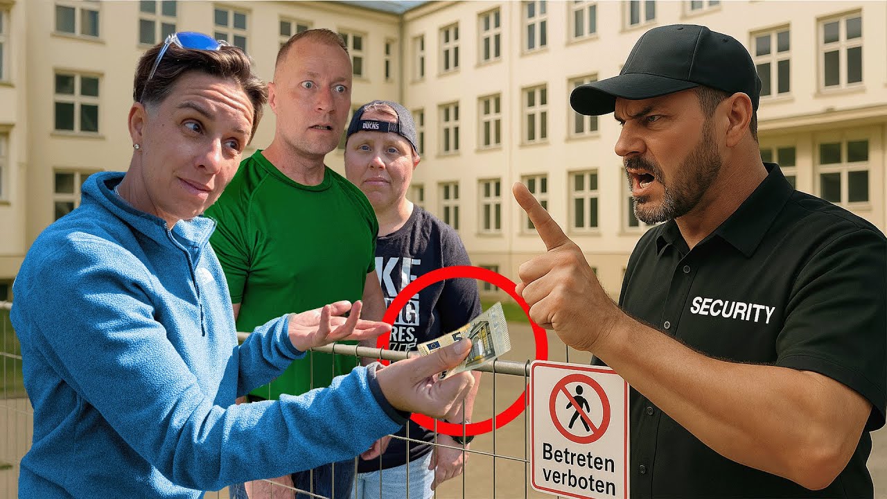 LOST PLACE MIT GELD FREIKAUFEN?! 😳 SO REAGIERT DER WACHMANN AUF UNSER ANGEBOT!
