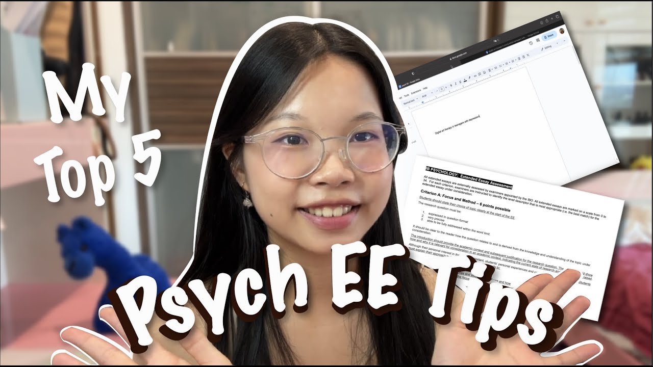 My Top 5  tips for PSYCHOLOGY EE (what to keep in mind; what to avoid) | IBDP
