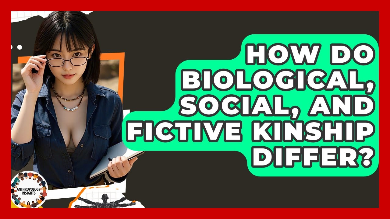 How Do Biological, Social, And Fictive Kinship Differ? - Anthropology Insights