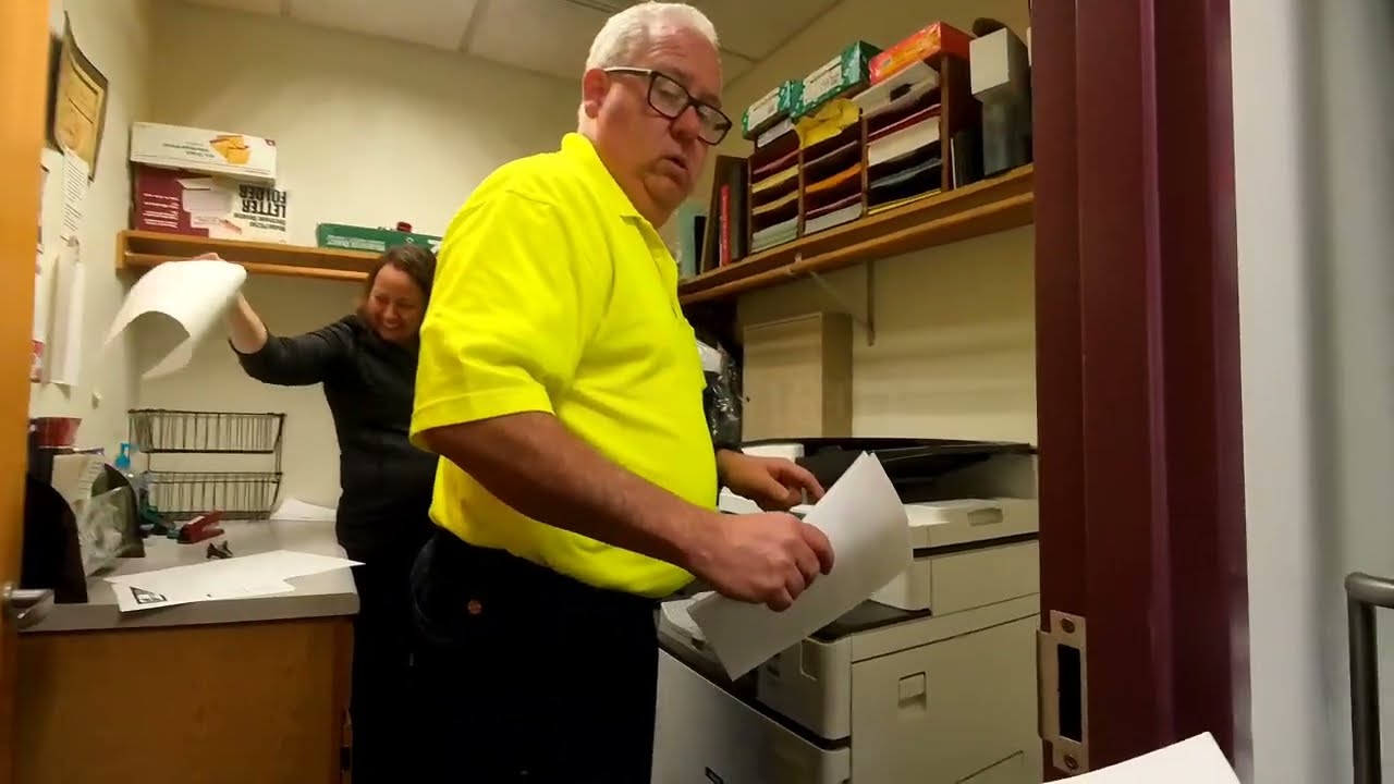 Employees had to jiggle when the private auditor showed up