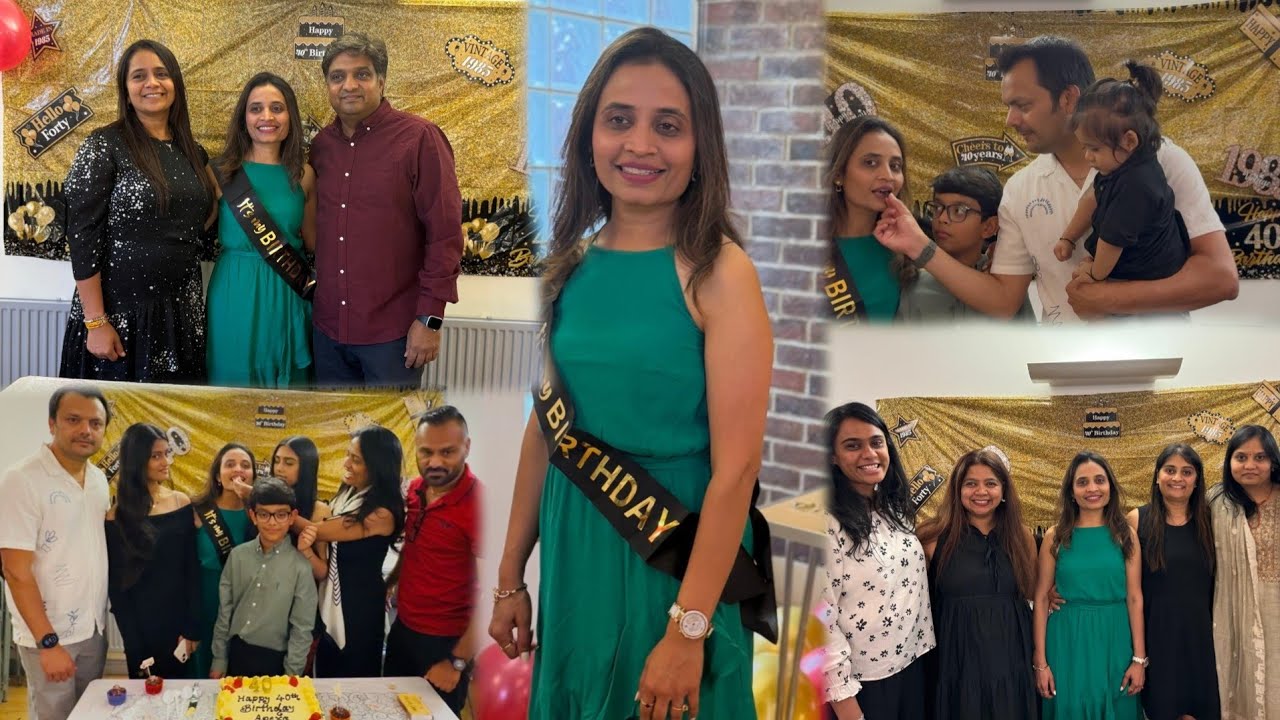 મારો 40th Birthday ફરીથી celebrate કર્યો | Thank you all 