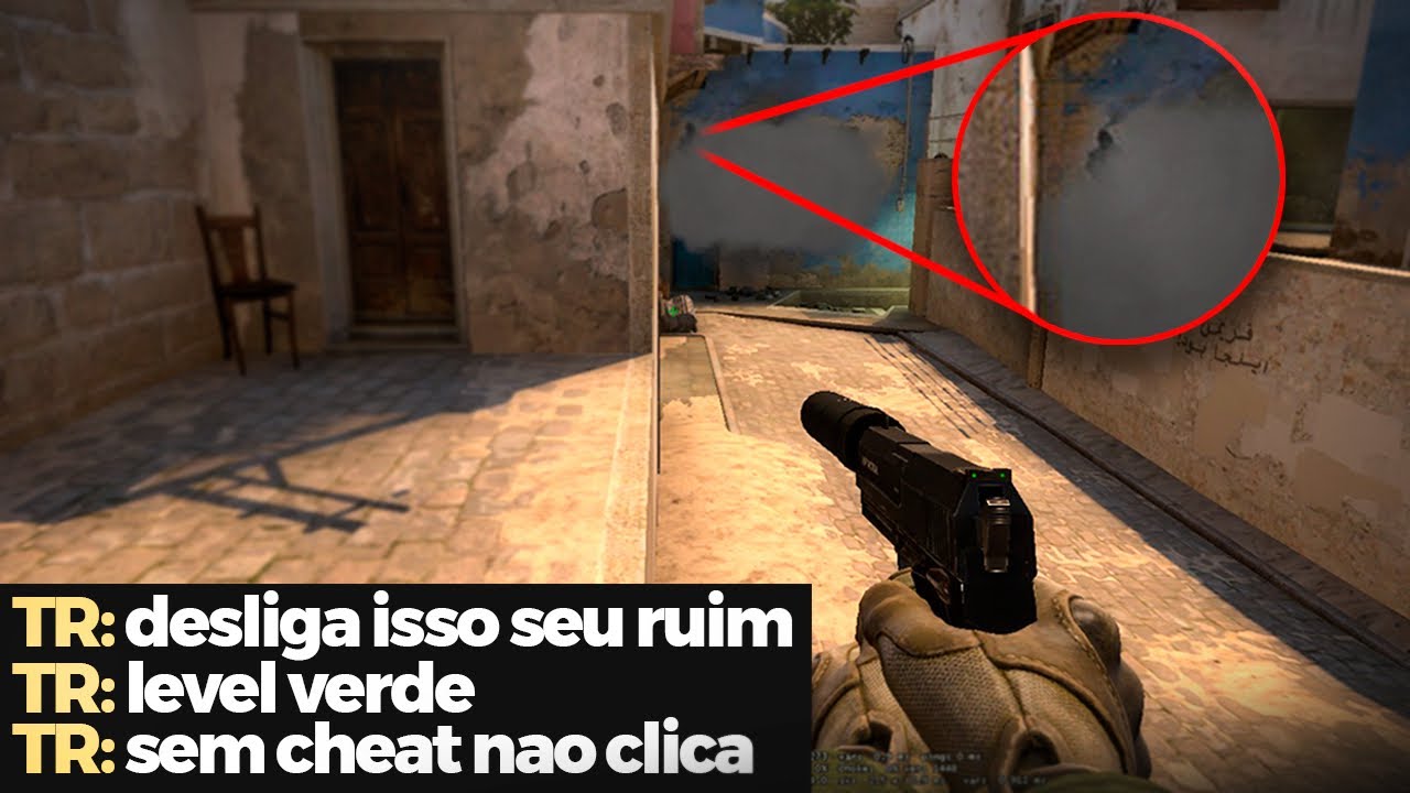fiz uma ONE WAY SMOKE ROUBADA e fui ACUSADO de WALL no GLOBAL!