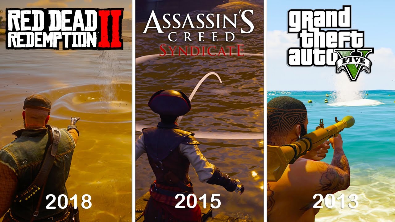 Water Physics in 20 Different Games [2004-2023]