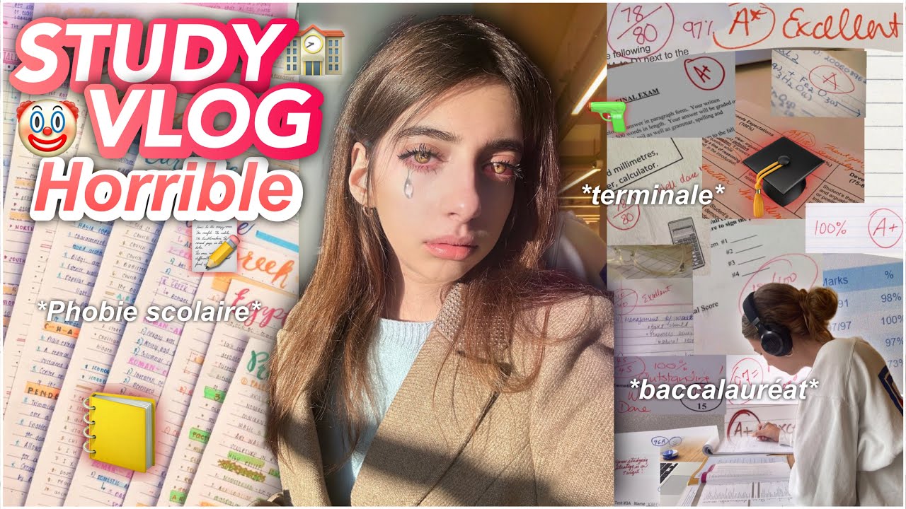 TU VEUX SOUFFRIR ? MA VIE DE LYCÉENNE *BAC, PHOBIE SCOLAIRE, CONTRÔLES* 🤡