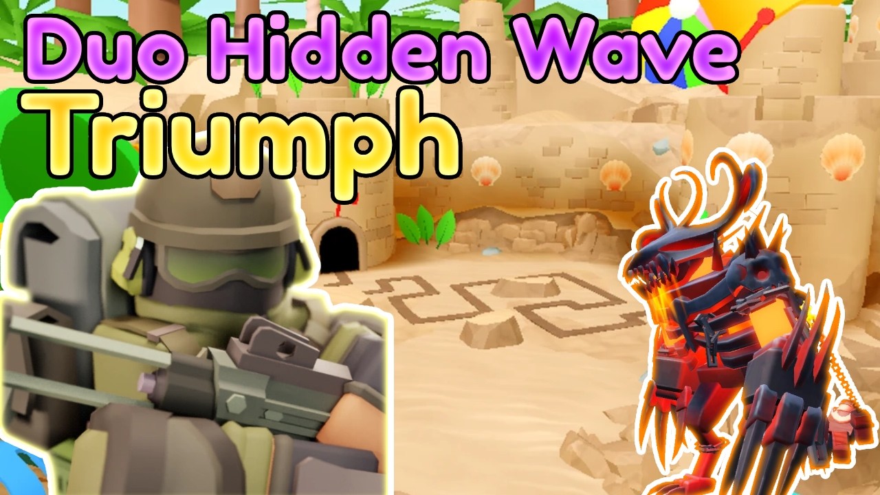 Duo Hidden Wave Triumph with Molten Monsters | Roblox Tower Defense Simulator TDS