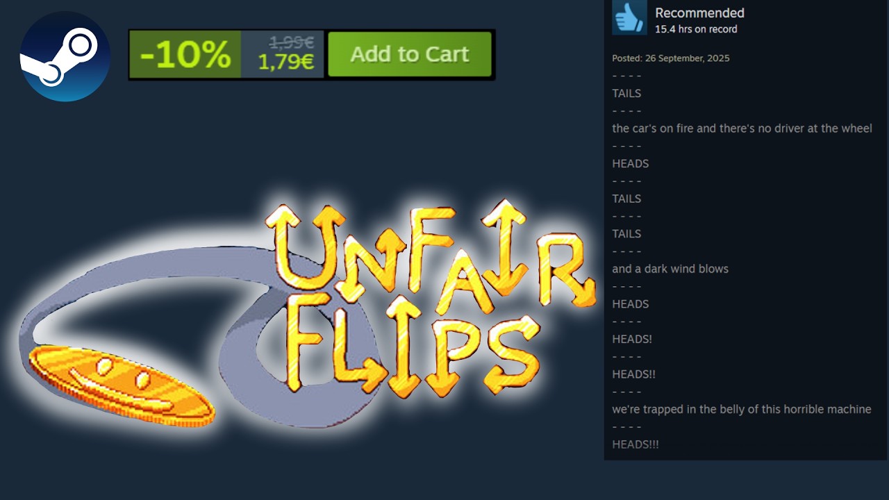 I paid 1,79€ to flip a coin...