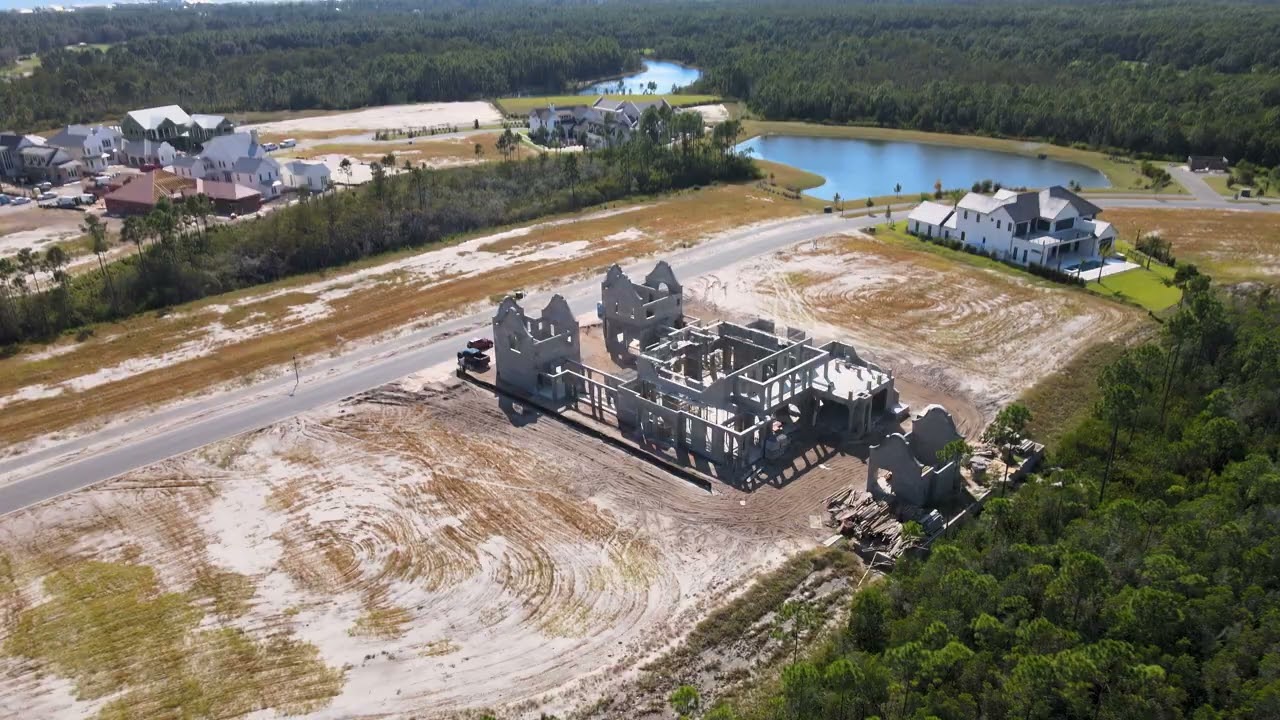 Watersound Camp Creek Aerial Of Lots