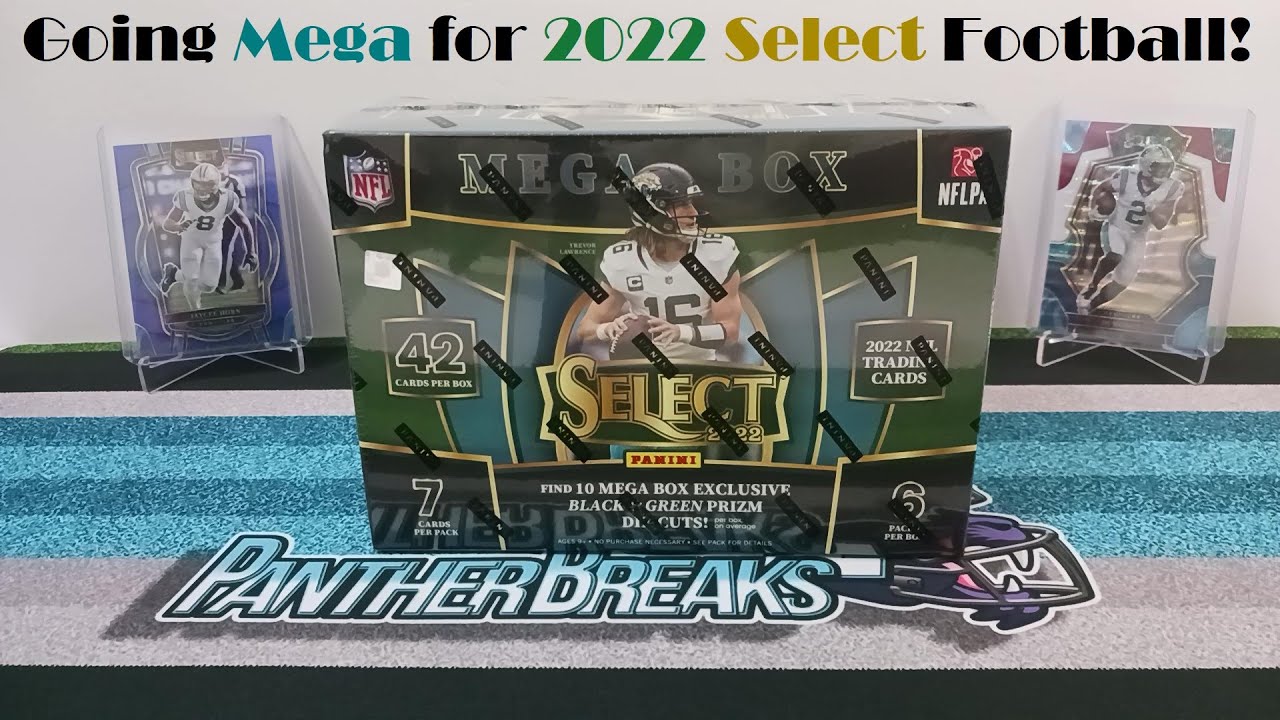 2022 Select Football Mega Box Target Version! Nice Panthers Die-Cut! 🐾