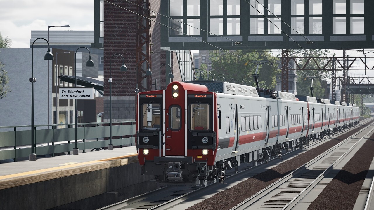 TSW6: [NY-Stamford] - New Haven Line Train 1336: Ft. newly released Metro North M8