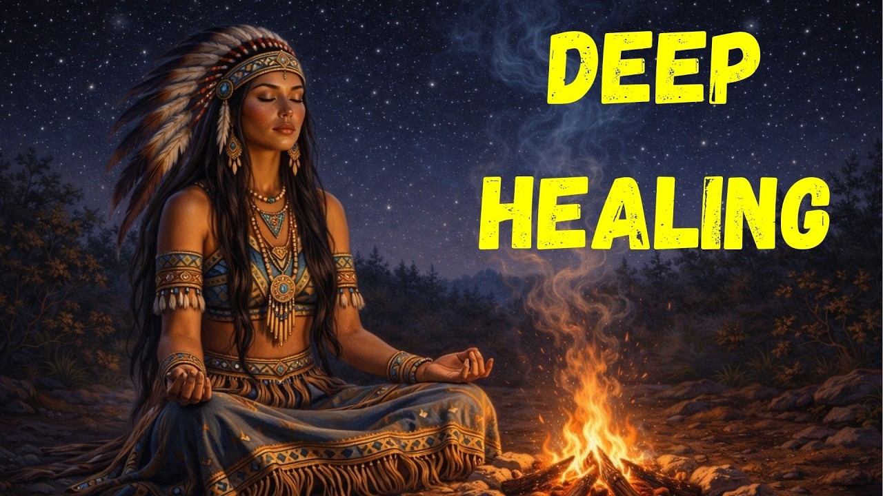 Deep Shamanic Meditation Music Native American Flute & Tribal Drums for Sleep, Healing & Relaxation