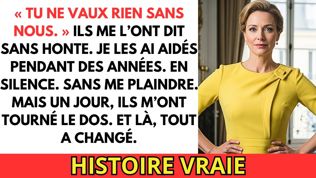 « Tu n’es qu’une invitée » a dit ma belle-sœur après des années de soutien. Alors j'ai..