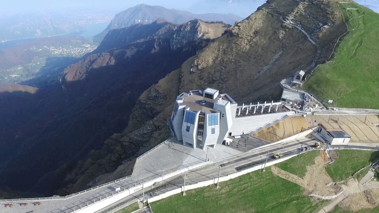 Monte Generoso - Il Fiore di Pietra (The Stone Flower) ideato dall'arch. Mario Botta - Switzerland