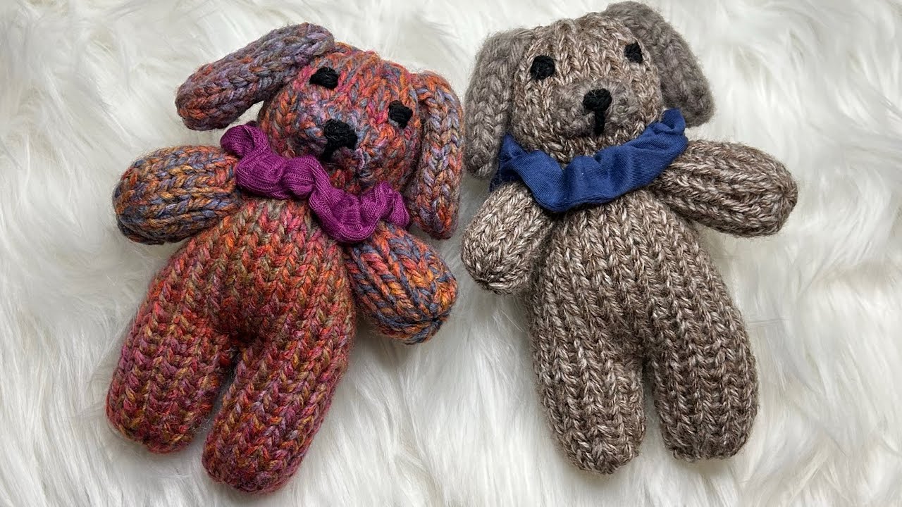 Little Puppies 🐾 ~ Loom Knitting